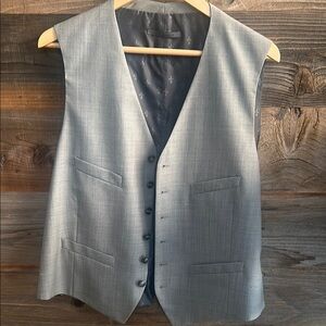 Men's Gray Vest John Varvatos
